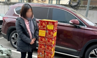 Công an xã Lạng Giang bắt đối tượng tàng trữ 131kg pháo hoa nổ